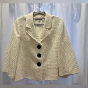 Adorable vintage blazer with fun buttons and bell sleeves!